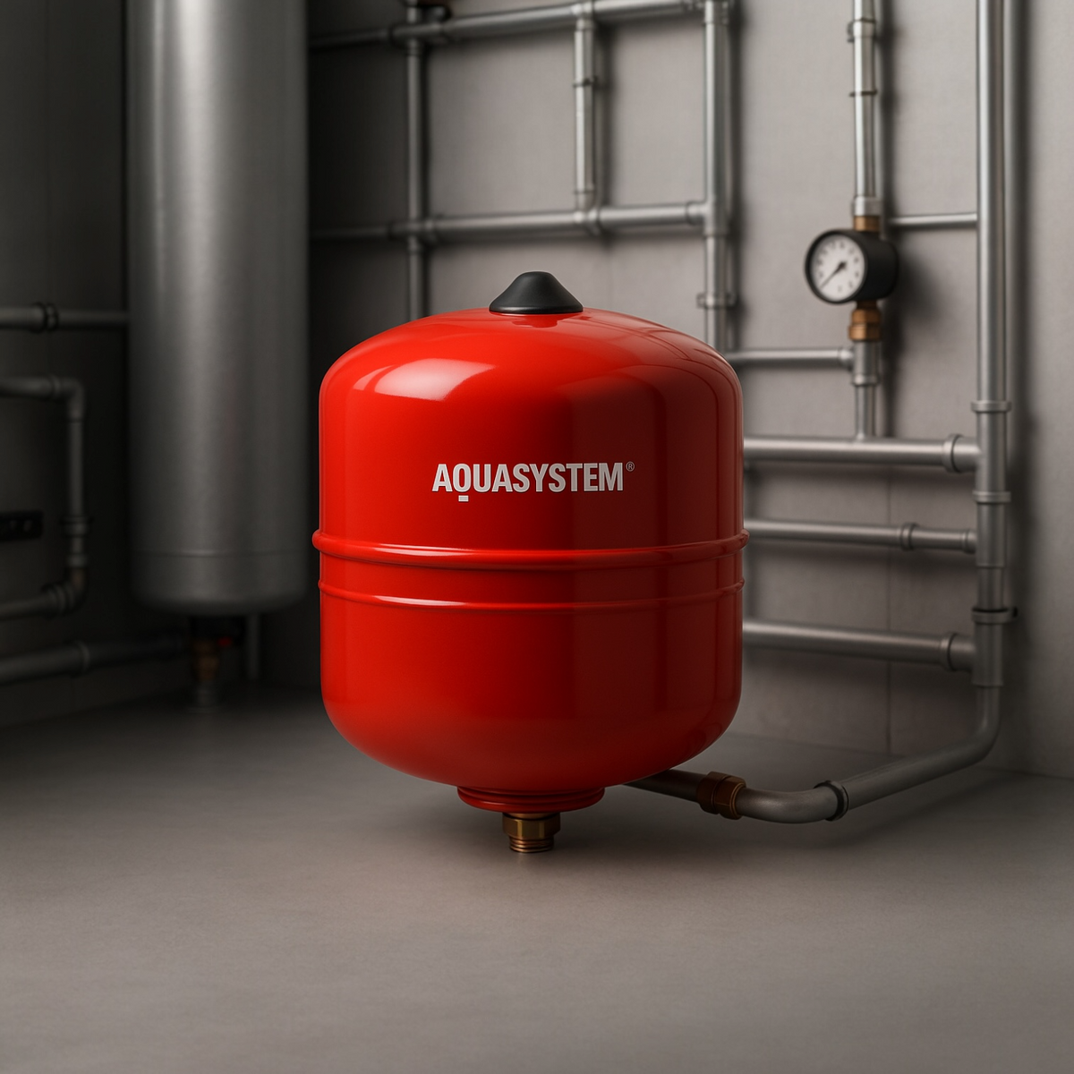 Vase d'Expansion AQUASYSTEM 50L Bleu Acier - Eau Sanitaire
