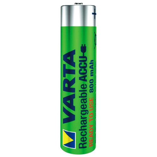 VARTA Pile Rechargeable Recycled LR3 BP4 800mAh - Pack de 4