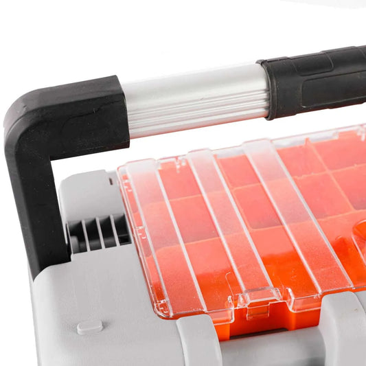 Boite à outils Plastique avec organisateur - Caisse - 56 cm - SQES