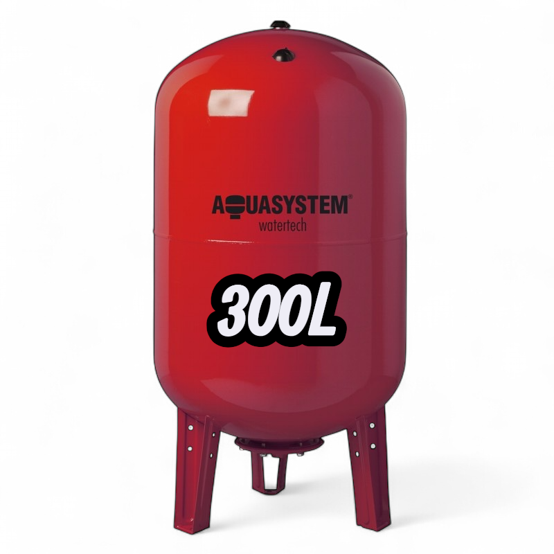 Vase d'Expansion 300L Rouge AQUASYSTEM Professionnel - SQES