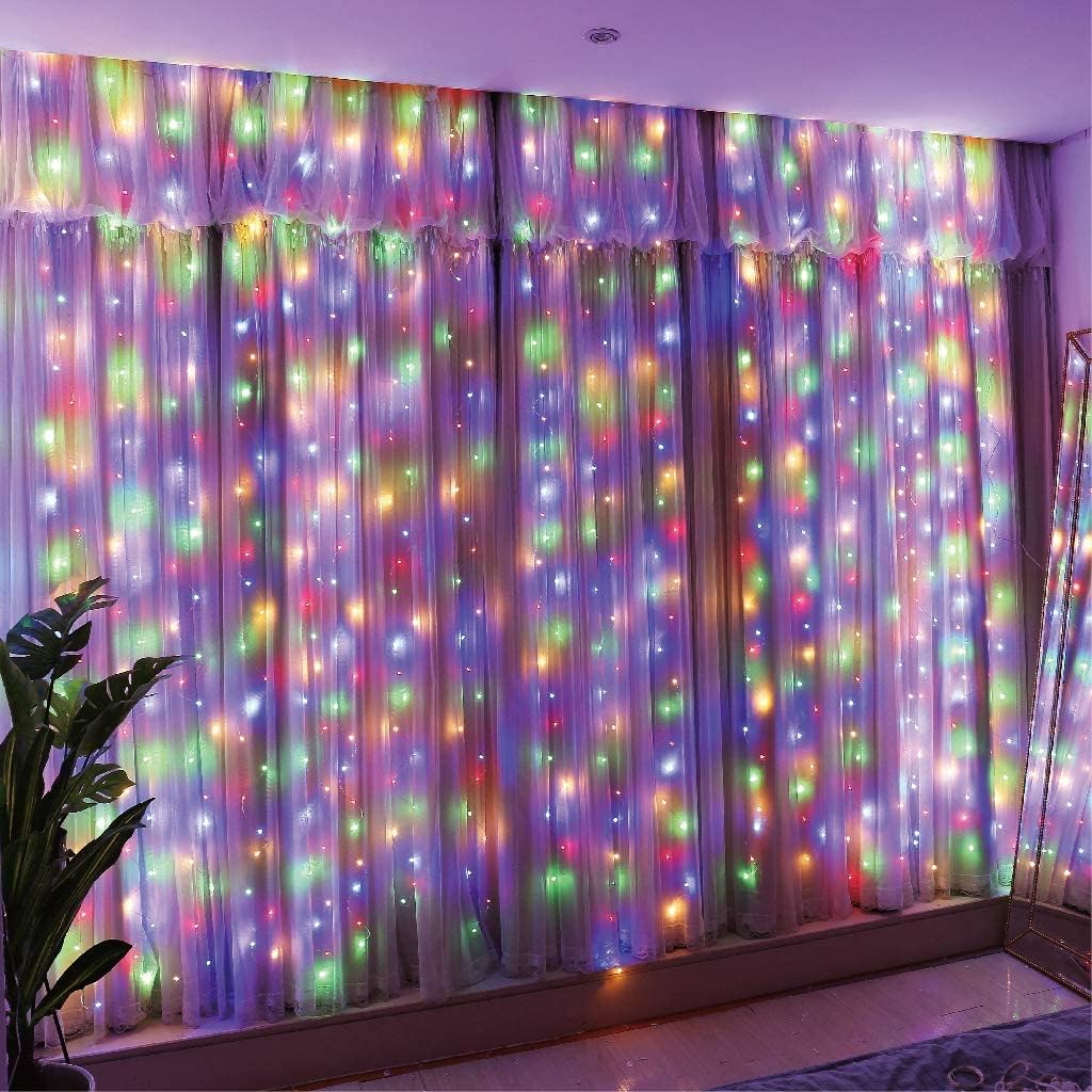 Rideau lumineux Hauteur 3M LED lumière RGB - SQES