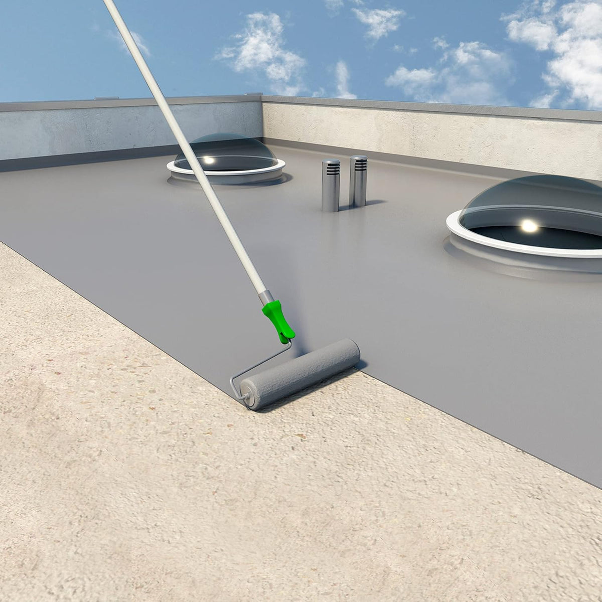 SikaFill®-100 – Revetement Souple d’Etancheite pour Toitures et Facades - SQES