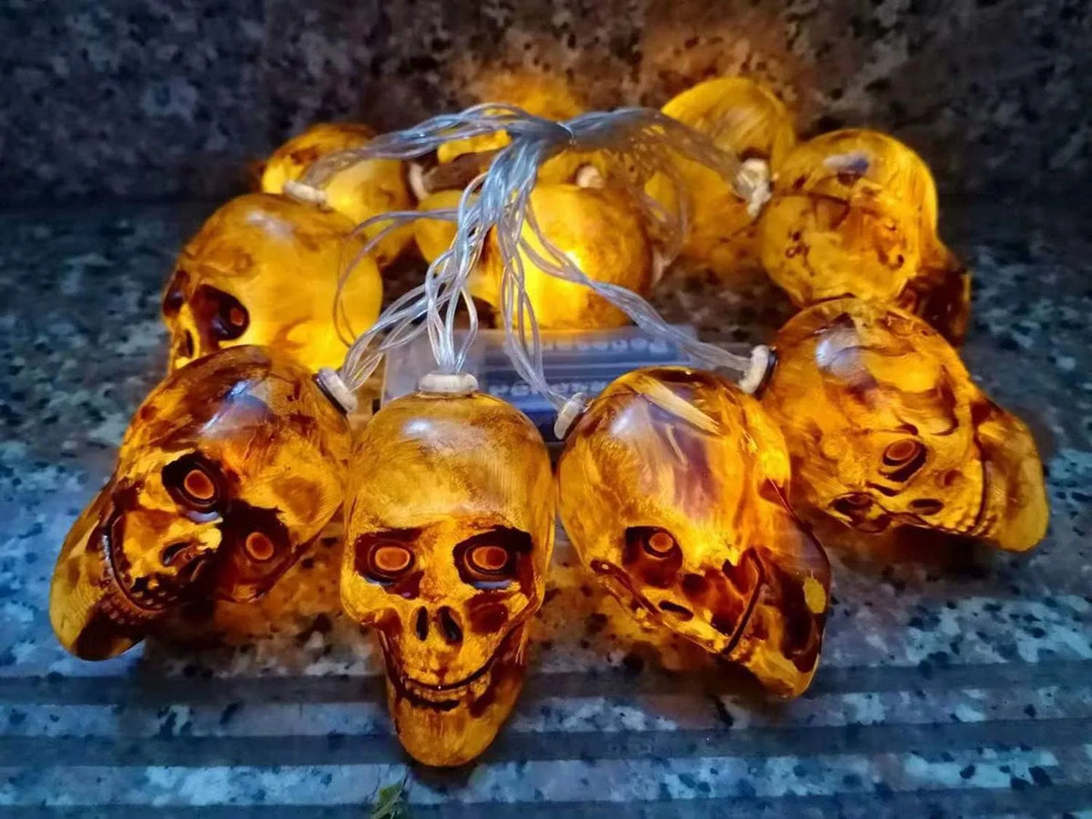 Guirlandes Lumineuse Halloween Tunisie - Tête de mort - SQES