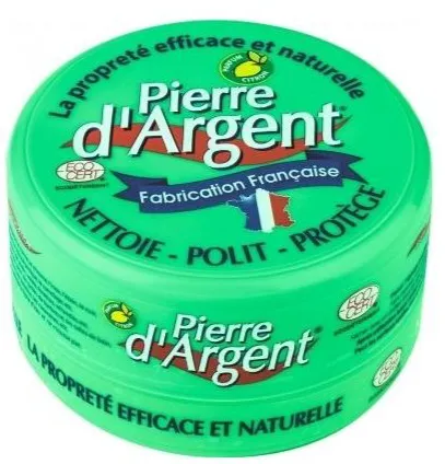 Pierre d'argent - Nettoyant universel - Détergent 100 % Naturel - 300 gr - SQES