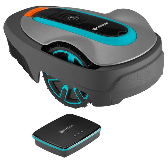 Tondeuse Robotisée Intelligente GARDENA SILENO city 500m² - Technologie IA LONA™ + Kit Smart Complet