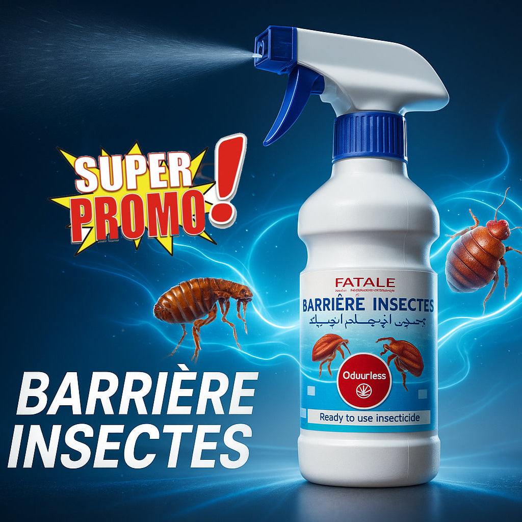 Spray Anti-puces et punaises 500 ml - Sans Odeur - Fatal Expert