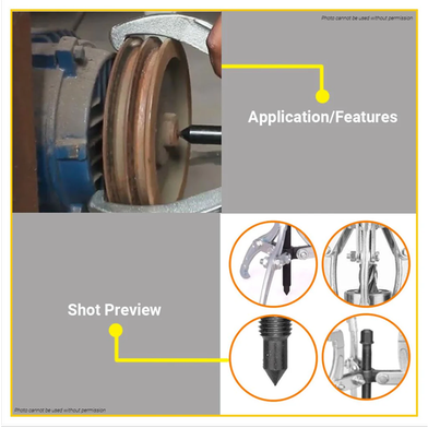 Arrache Roulement – 3", 4", 6", 8" – Outil d’Extraction Robuste - SQES