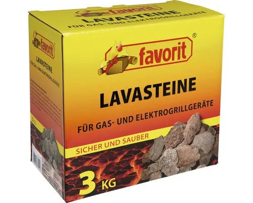 Pierre de lave pour barbecue, pierre de lave - 3kg - SQES