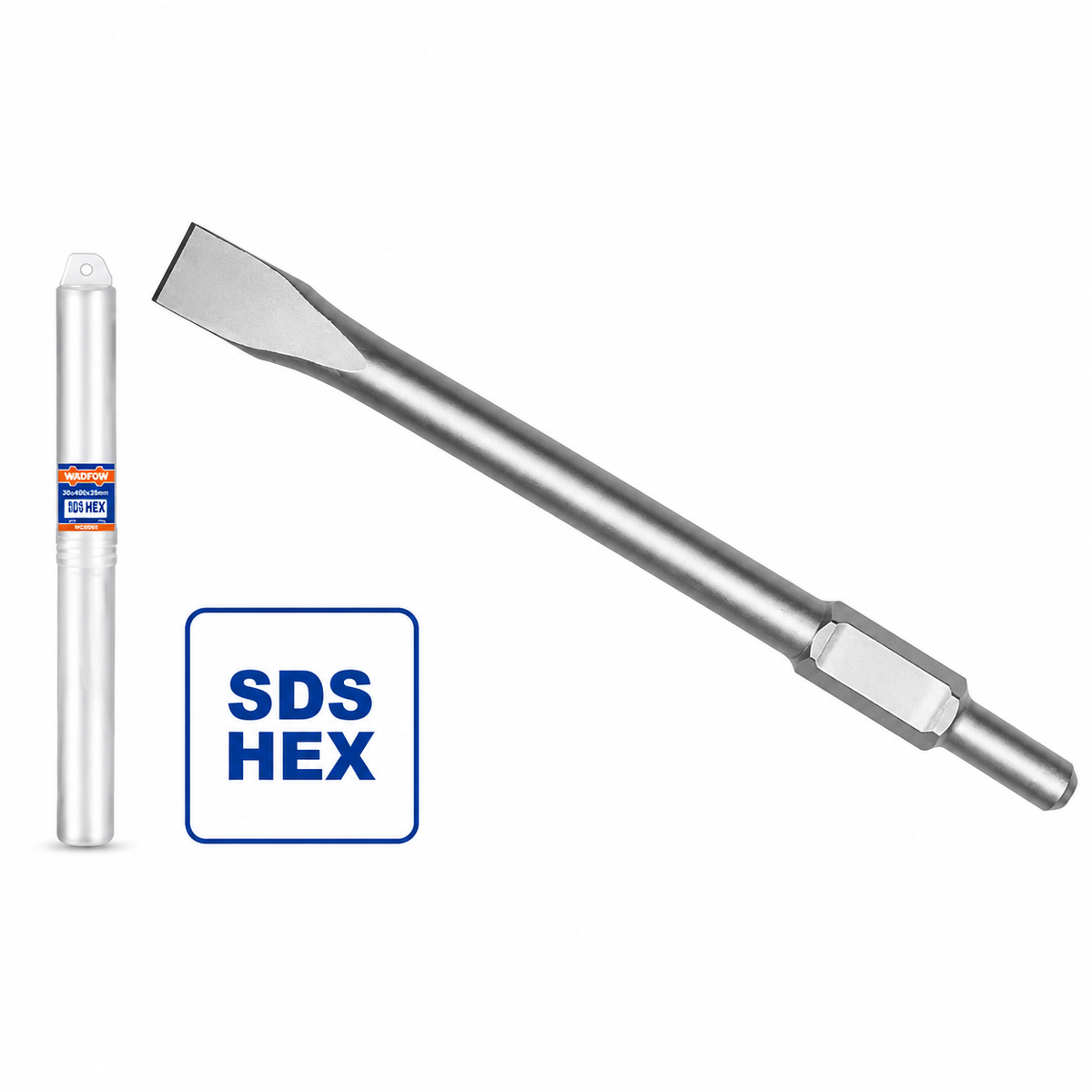 Broche SDS-Hex WDB1D90 30×400 mm WADFOW WGZ1204 — Accessoire Piqueur Démolition Béton | SQES Tunisie