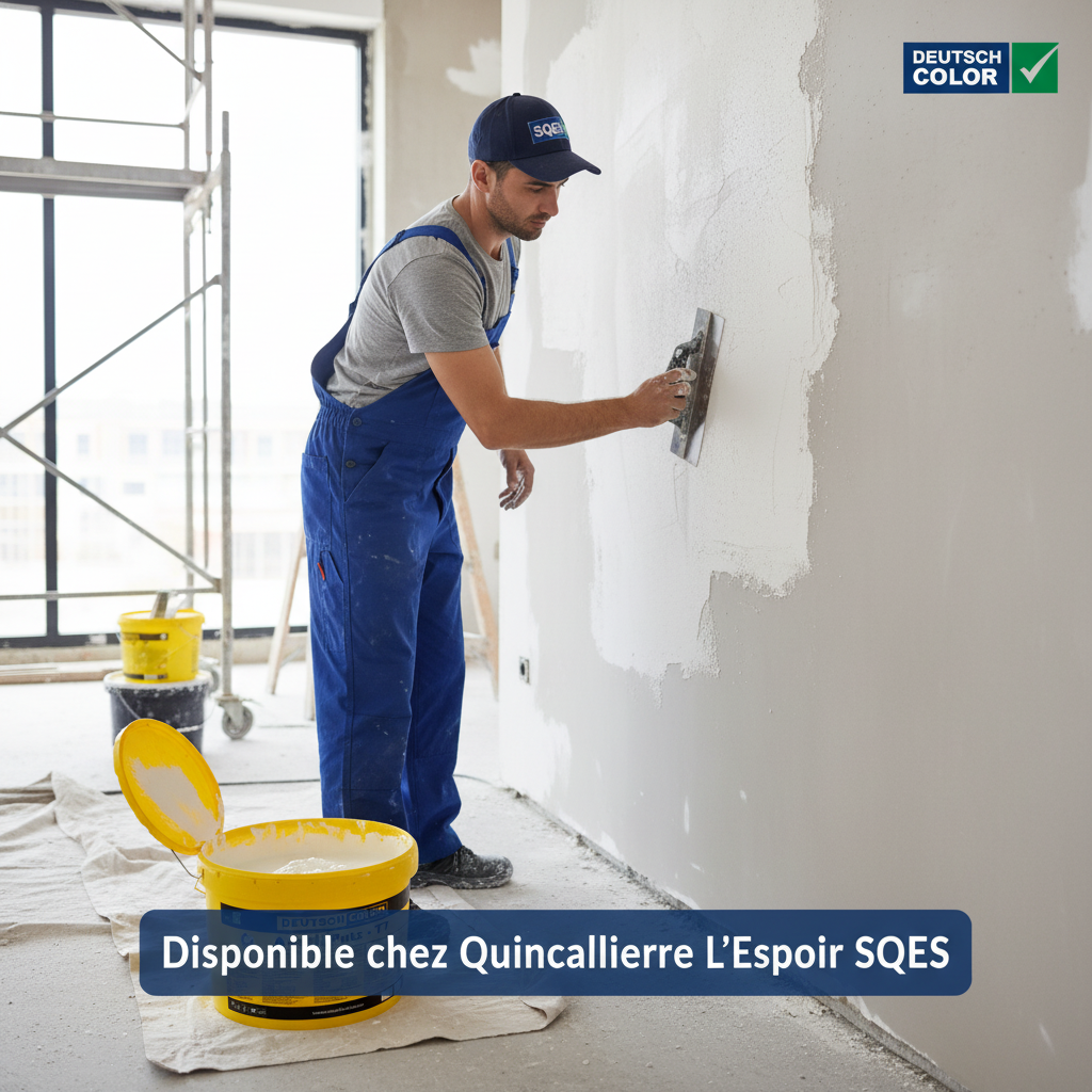 DEUTSCH COLOR Acryl Putz-TT - Enduit Acrylique Décoratif à Rayures 25kg