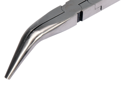 Pince à Bec Courbé YATO YT-20401 — 330mm Angle 45° Acier CrV 50 HRC