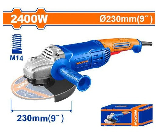 Meuleuse d’Angle 230 mm – 2400 W – WADFOW WAG852401