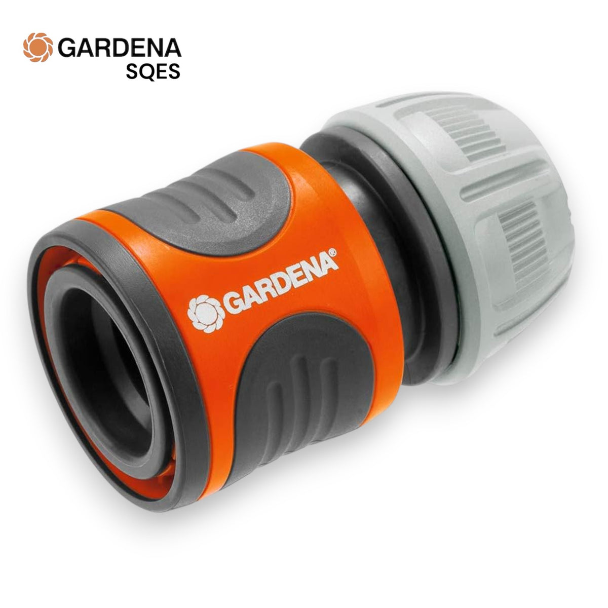 Raccord Rapide 13mm (1/2") 15mm (5/8") GARDENA Réf. 18215-20 — Connexion Étanche Aquastop Sans Outils Tuyau Arrosage | SQES Tunisie