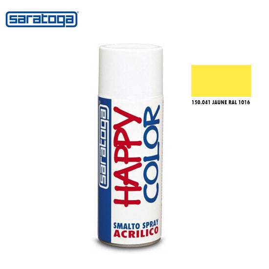 Peinture Spray JAUNE CLAIR 400ml Saratoga