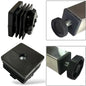 Embout carré a écrou M10 pour Pied de meuble - 20 pcs 30mmx30mm intérieur NOIR - SQES
