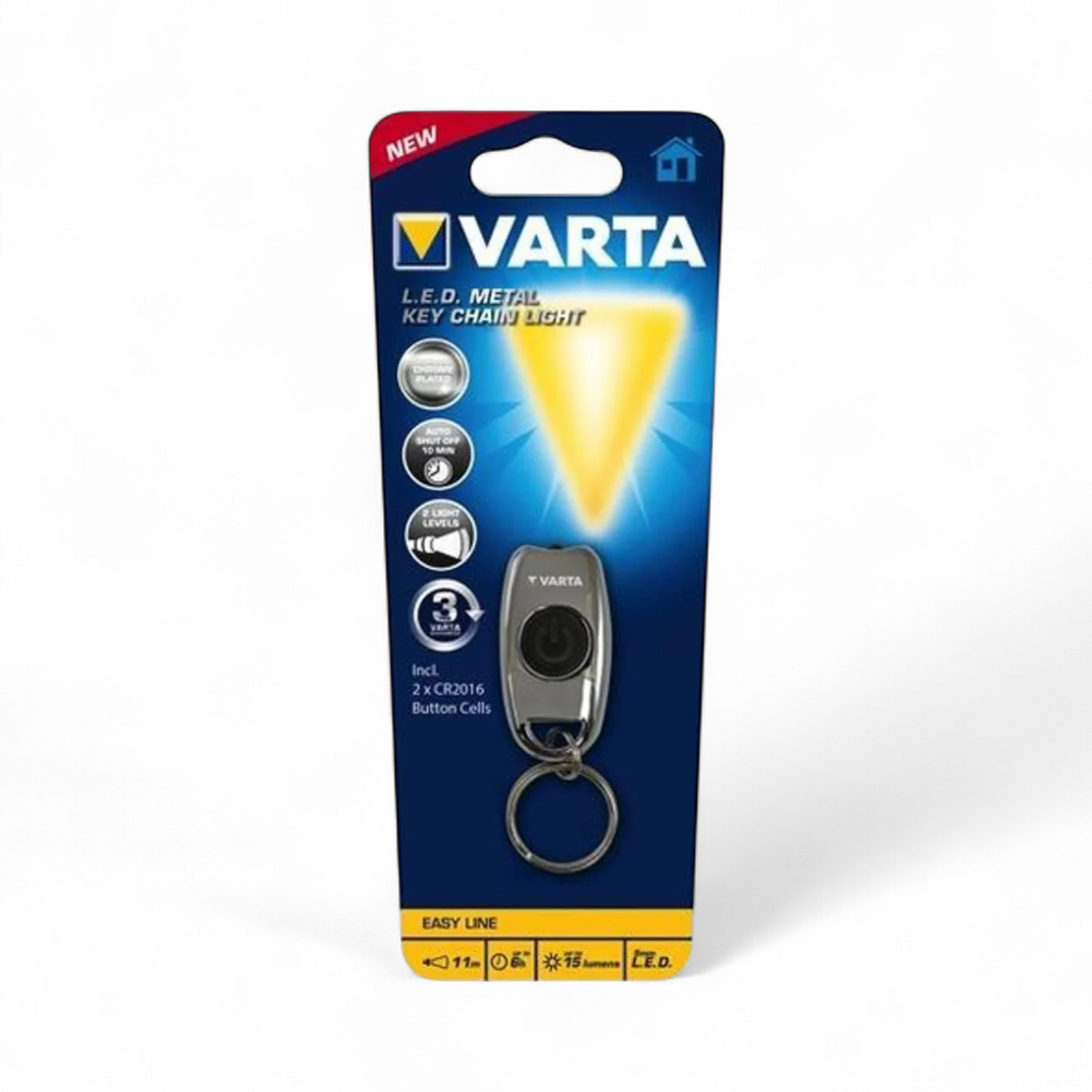 VARTA TORCHE METAL KEY 11m 60/15 lm - 4008496883256
