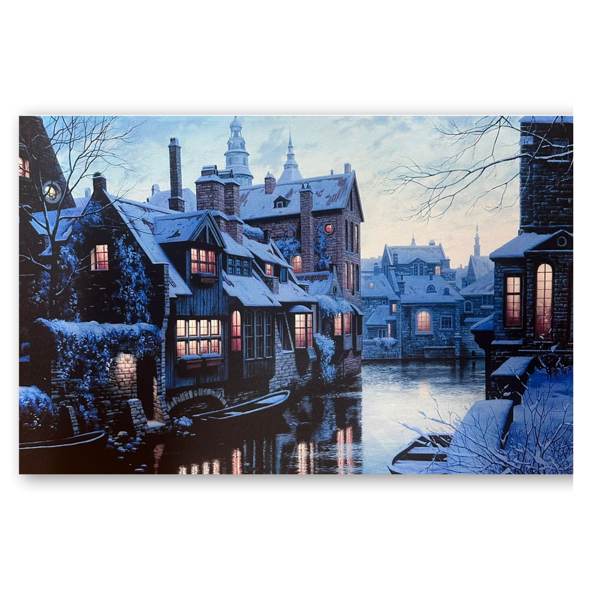 Pack Ambiance Hiver Féerique ❄️ - Tableaux LED + Sapin Lumineux