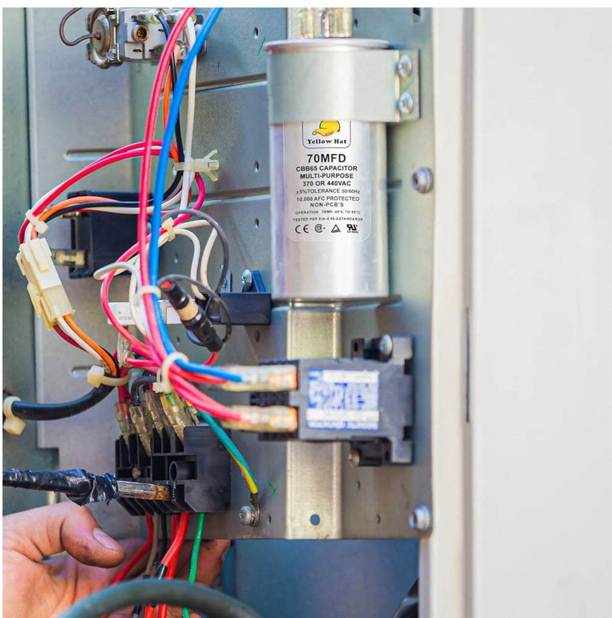 Condensateur Climatiseur - Capacité - 45 µF – 2 Bornes