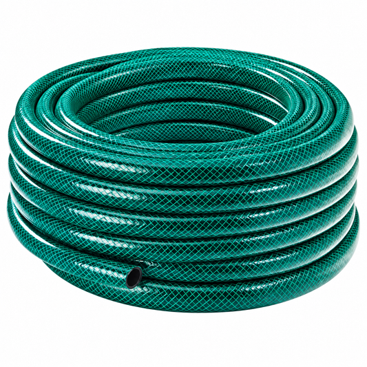Tuyau d’arrosage vert 15/19 – Rouleau 50 m