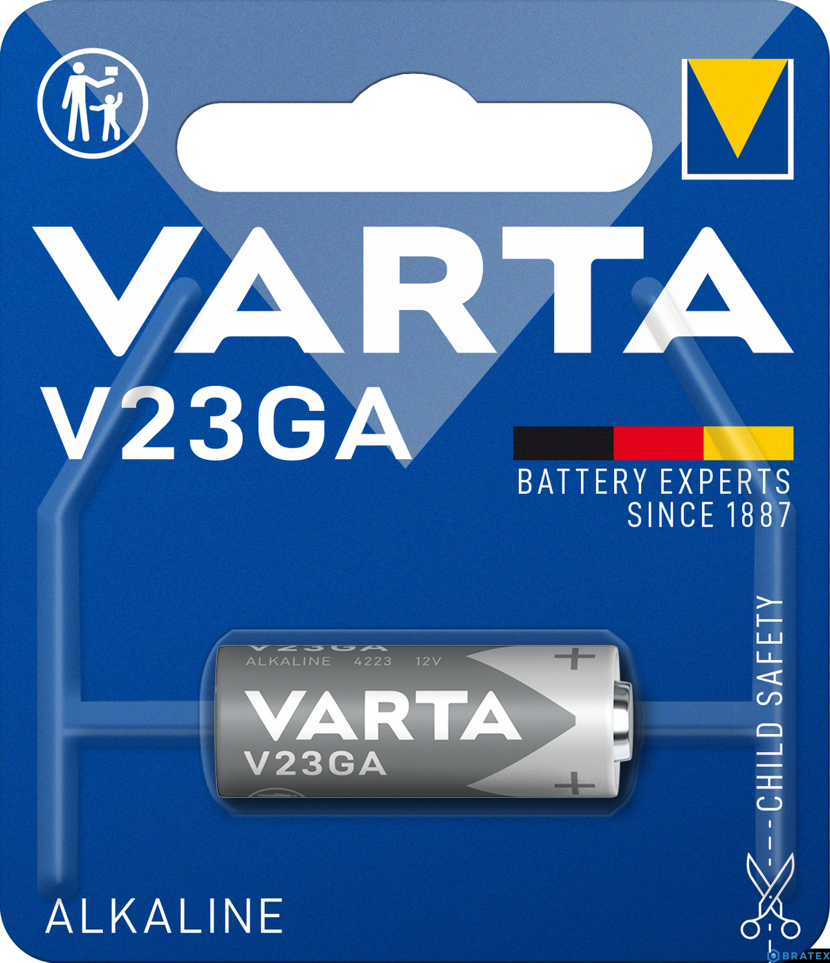 VARTA Pile Bouton V23GA 12V Alcaline Haute Performance 4008496261628
