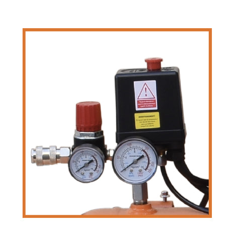 Compresseur d'air ACEM C200L – 200 L, 3 HP, 10 bar – Monophasé