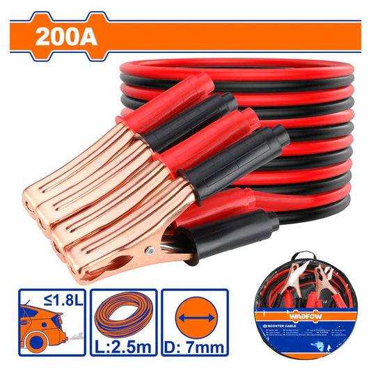 Cable de démarrage pour batterie 200A WADFOW - 2,5m -