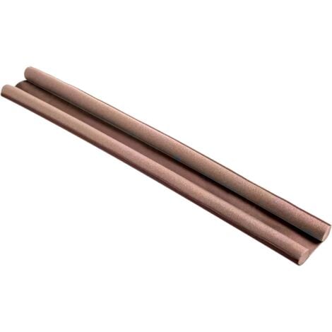 Bas de Porte Double Stop Marron 95cm - Bourrelet Isolation Thermique Acoustique
