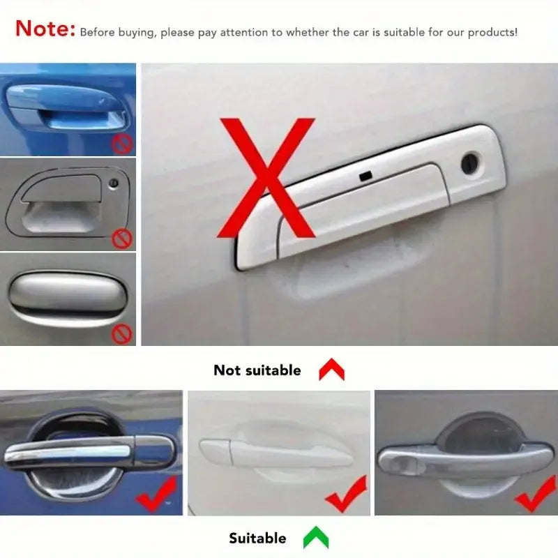BOSS TAPE Film de protection contre les rayures de poignet de porte voiture - SQES