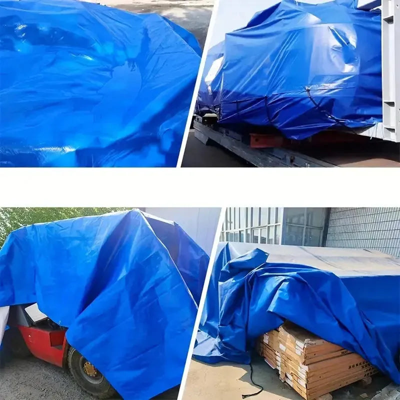 Bache de protection Multiusages PE Polyéthylène BLEU 3x3m WADFOW