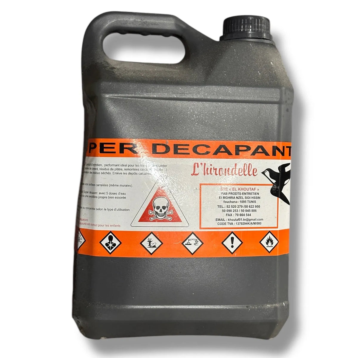 Decapant pour sol et marbre khottaf 5l - SQES