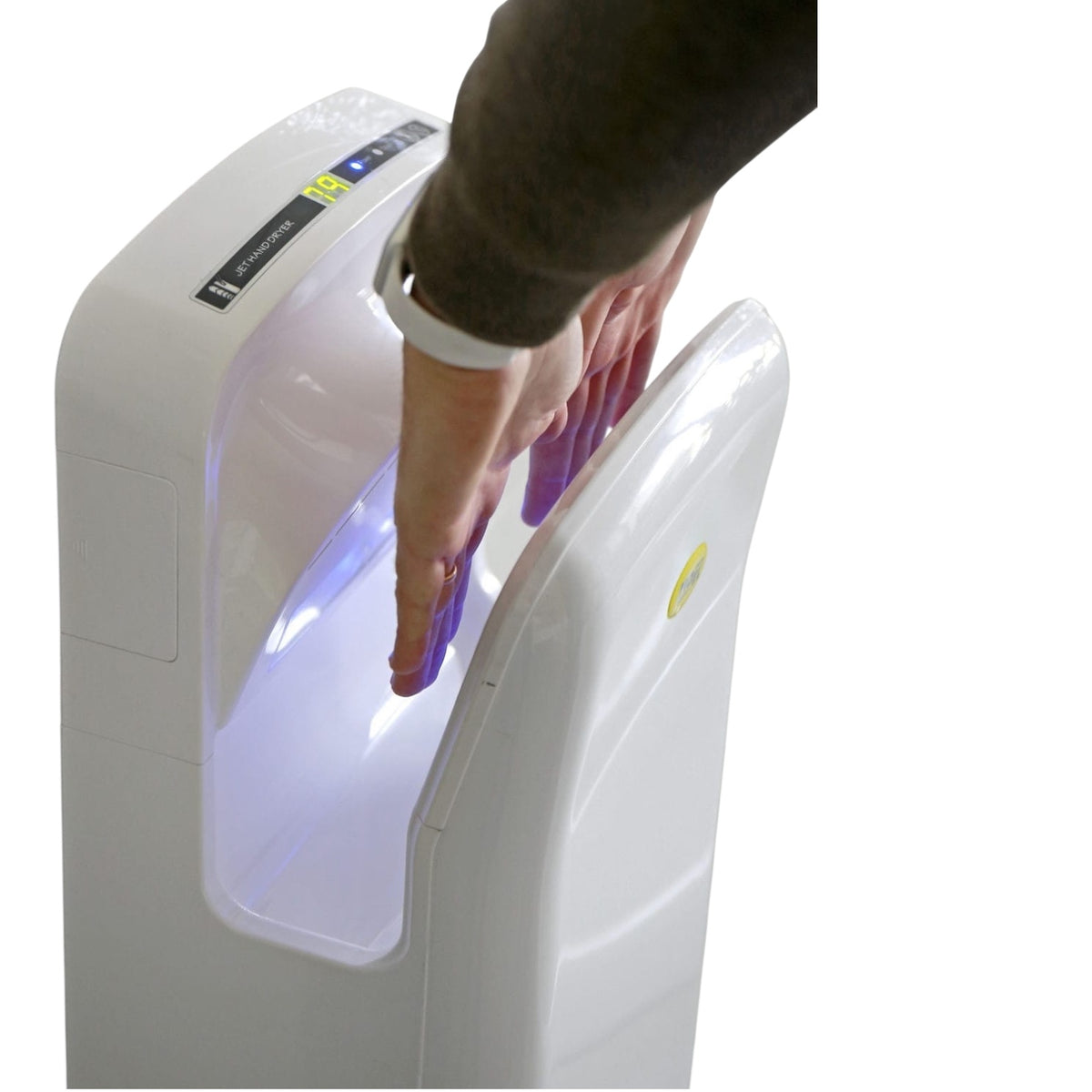 Losdi Sèche-main vertical jet automatique 1600W ABS blanc