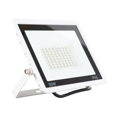 Projecteur LED 50W - 6500K, Luminaire Exterieur Pour Patio, Terrasse, Jardin, Garage, Usine - SQES