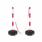 2 Poteau de signalisation - Avec chaine 2M - 90 cm - SQES
