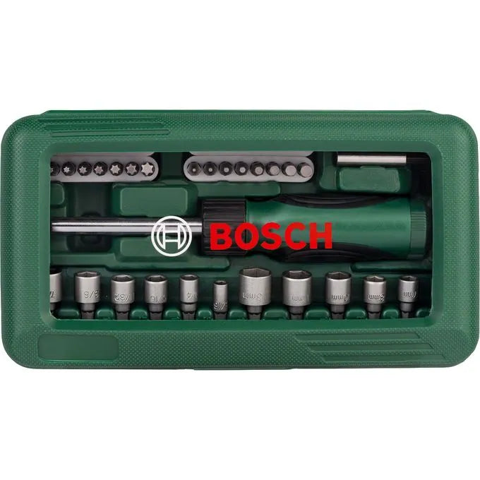 Coffret de vissage - Clé Douille et Embout - 46 piéces - SQES