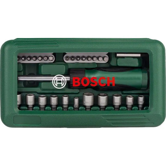 Coffret de vissage - Clé Douille et Embout - 46 piéces - SQES