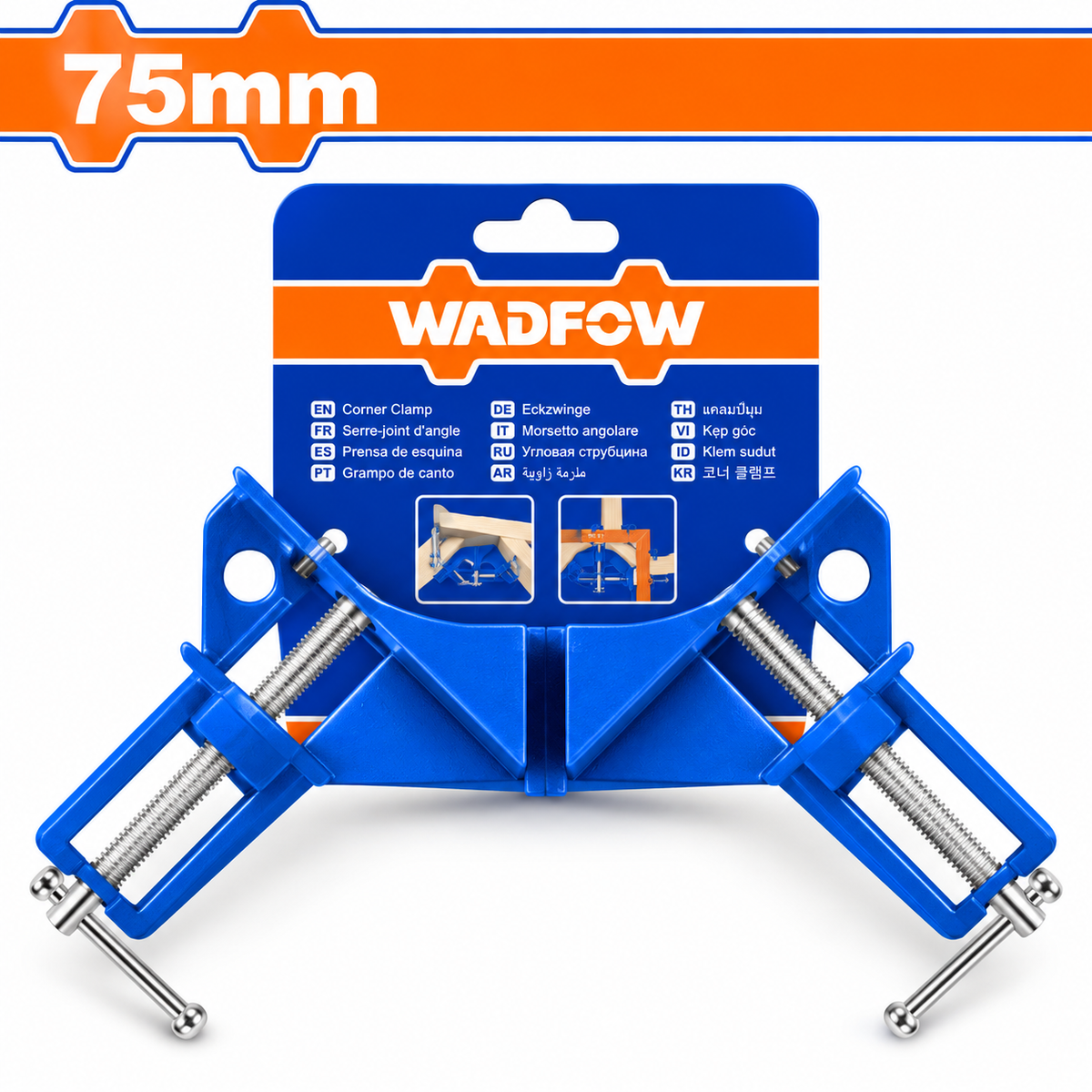 Pince d’Angle WADFOW WACC453 – Presse à Équerre 75 mm