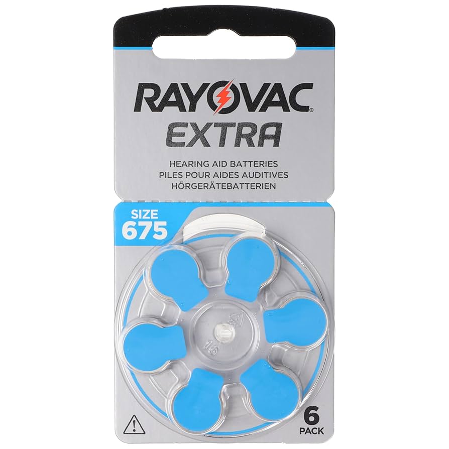 RAYOVAC Pile Auditive XE-675 BP6 - Zinc-Air Extra Advanced