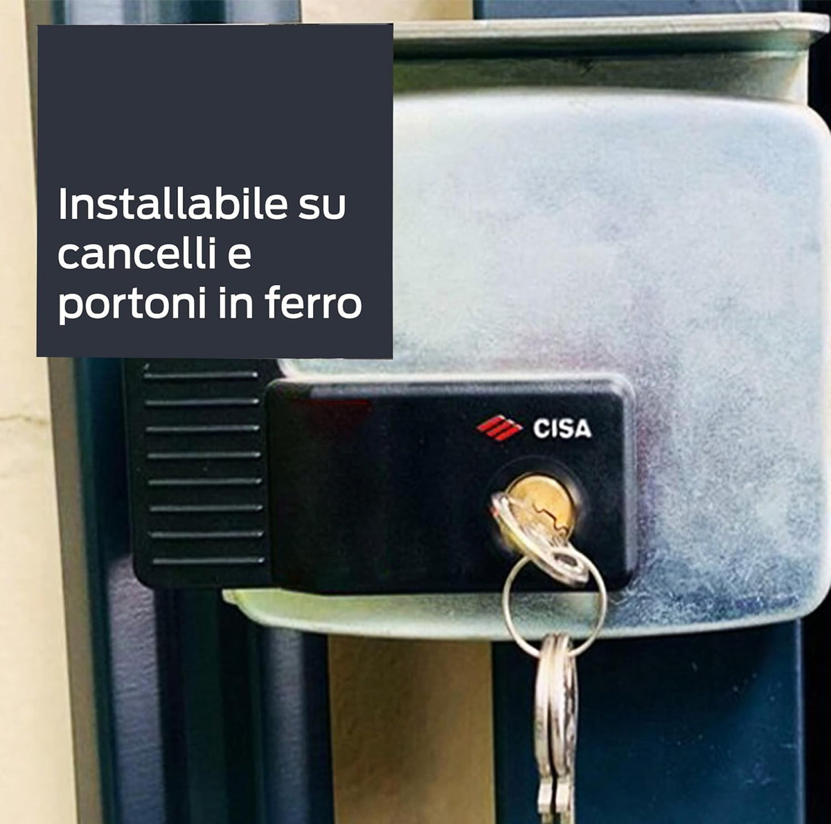 Serrure électrique CISA - Ouverture droite ou gauche - SQES