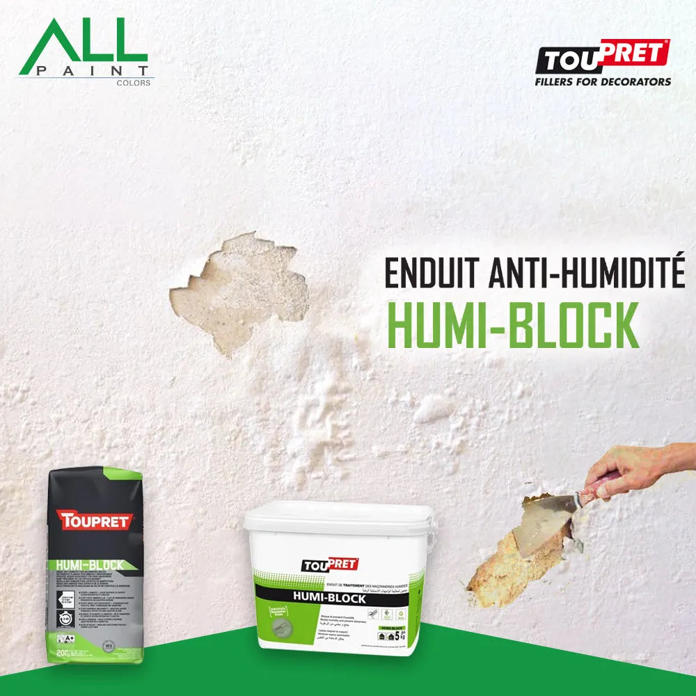 Enduit HUMI-BLOCK – Protection efficace contre l'humidité - SQES