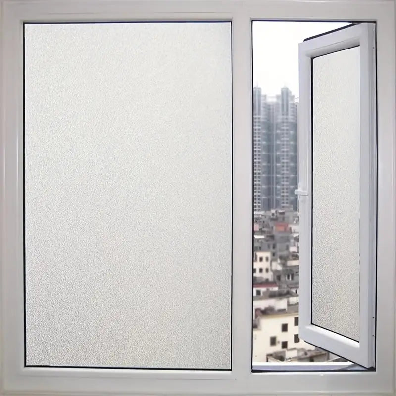 Film autocollant de verre givré pour fenêtre 2m x 60cm - SQES