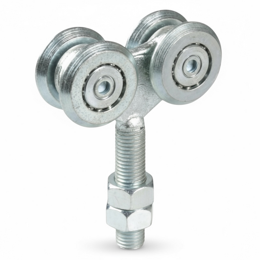 IBFM Chariot Portail 4 Roues 54mm - Accessoire pour Portail Coulissant Lourd