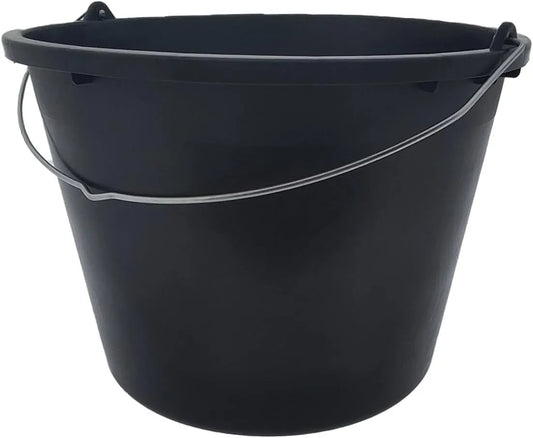 Seau à Ciment Solides - Noir - pour Jardin, Chantier, mortier - سطل بغلي - SQES
