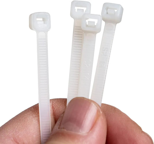 Colliers de Serrage Plastique - Serre câbles Blanc - SQES