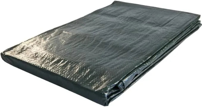 Lot de 2 Toiles à œillets Bicolore Dimensions 2.80 x 4.80 m, bâche de protection - SQES