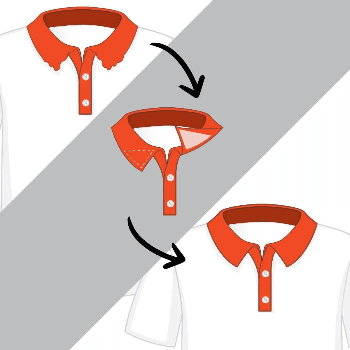 BOSS TAPE Patch de mise en forme de col de chemise (20pcs) - SQES