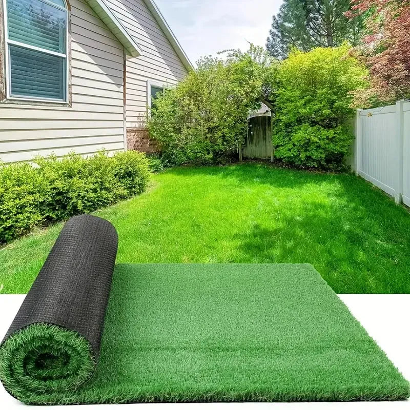 Gazon Artificiel 30 mm - Pelouse Synthétique - Rouleau faux herbe pour balcon et jardin - SQES