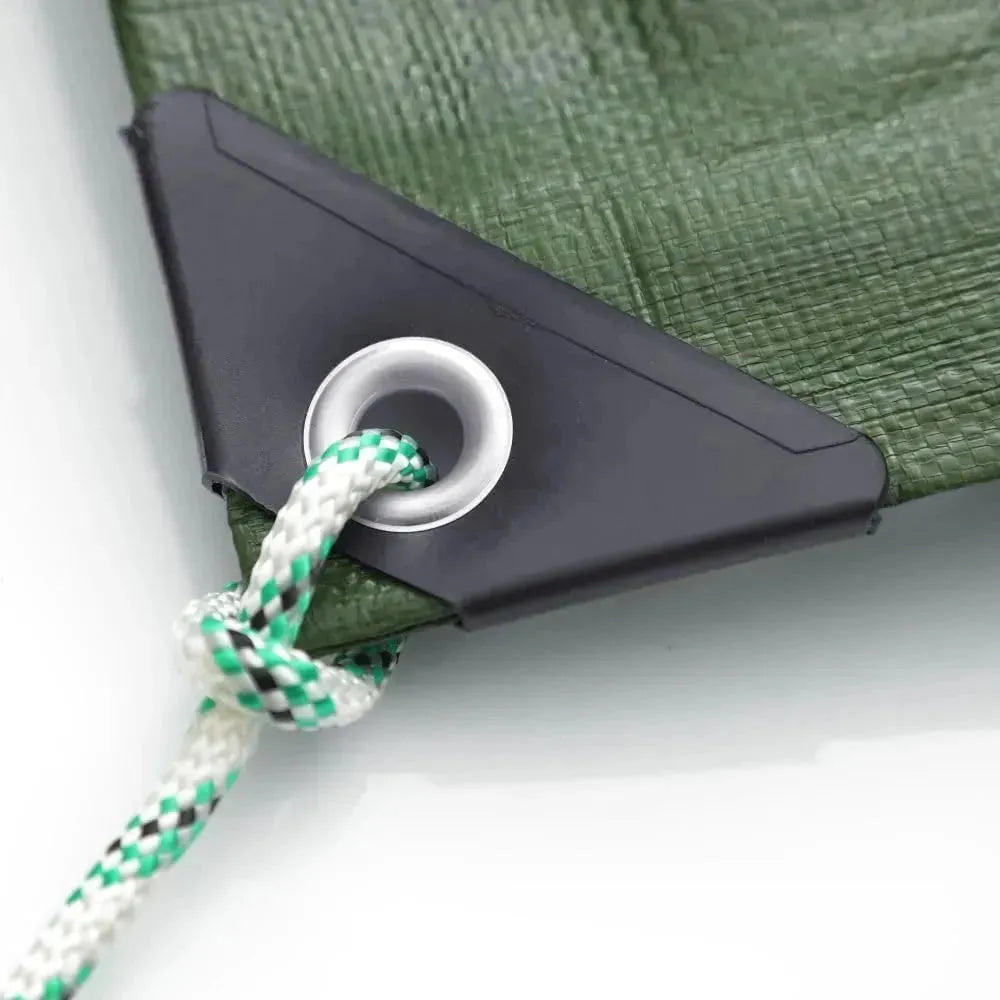 Bache Protection Imperméable Œillets 4MX6M VERT