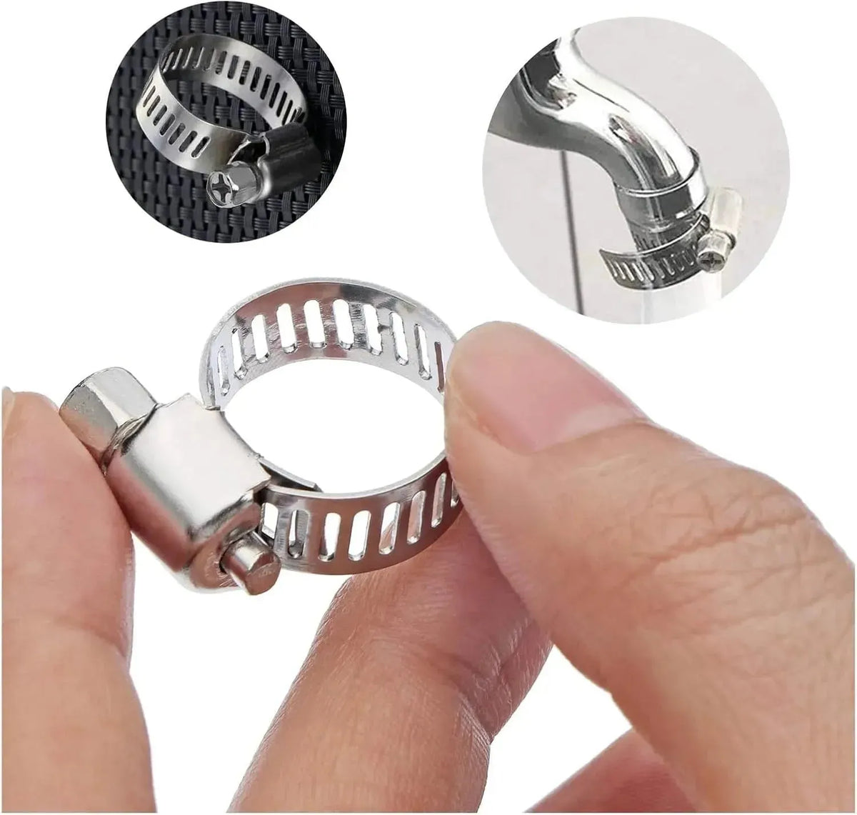 Collier de serrage réglable en acier inoxydable 13-19mm - SQES
