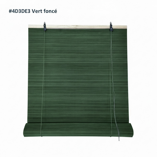 Rideau Roulant PVC vert foncé 140cm x 1,85m
