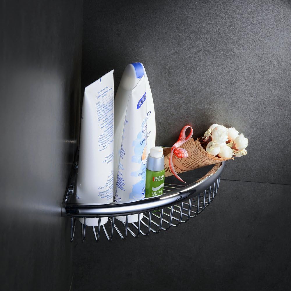 Étagère angle de douche inox, Étagère inox pour salle de bain "garantie 10ans" - SQES